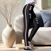 DIY Trending Pet Lover Cat Mom 67th Birthday Black Leggings