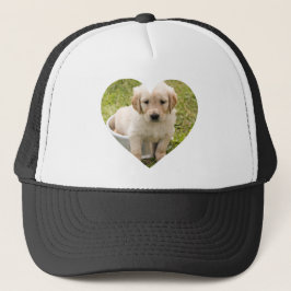 DIY Trucker Hat: Aangepaste foto voor hartvorm Pet