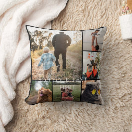 DIY Two-Sided Family Photo Collage Pillow 6 Photos Kussen