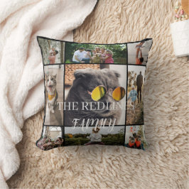 DIY Two-Sided Family Photo Collage Pillow 9Photos Kussen