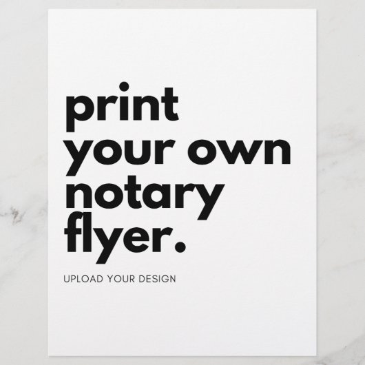 DIY Upload uw eigen aangepaste mobiele marketing Flyer (Voorkant)