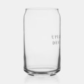 DIY Upload uw eigen gedrukte blik glas (Rechts)