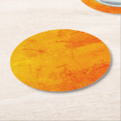 DIY Voeg Afbeelding tekst of Logo toe aan ontwerp  Ronde Kartonnen Onderzetter (Gebogen)