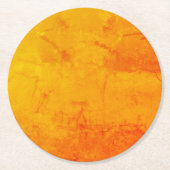 DIY Voeg Afbeelding tekst of Logo toe aan ontwerp  Ronde Kartonnen Onderzetter (Voorkant)