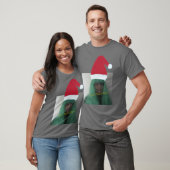DIY Voeg Foto toe onder Santa hat op shirt (Unisex)