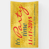 DIY - Voeg je eigen achtergrond, tekst en ideeën t Spandoek (Verticaal)