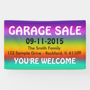 DIY - Voeg je eigen achtergrond, tekst en ideeën t Spandoek