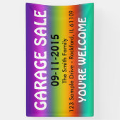 DIY - Voeg je eigen achtergrond, tekst en ideeën t Spandoek (Verticaal)