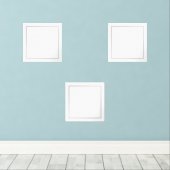 DIY Voeg je eigen familiefoto toe Muurkunst Sets (Houten vloer)