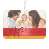 DIY - Voeg je eigen foto, naam en monogram toe Luchtverfrisser (Achterkant)