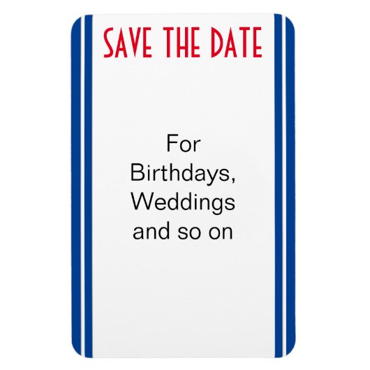 DIY - Voeg jouw tekst toe met een niet-permanente Magneet (Verticaal)