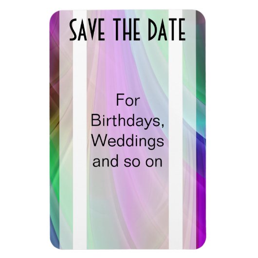 DIY - Voeg jouw tekst toe met een niet-permanente  Magneet (Verticaal)