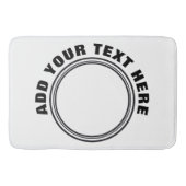 DIY - Voeg uw eigen teken, foto en tekst toe Badmat (Voorkant)