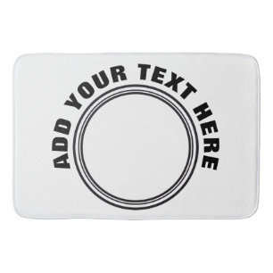DIY - Voeg uw eigen teken, foto en tekst toe Badmat