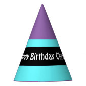 DIY - Voeg uw eigen teken, foto, naam en kleur toe Feesthoedjes (Voorkant)