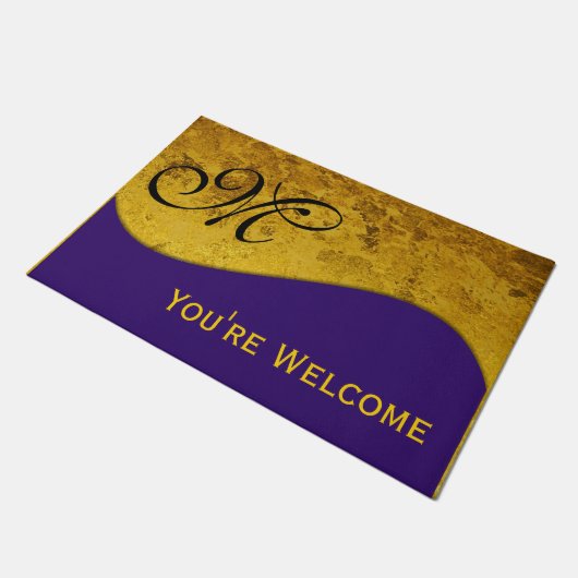 DIY - Voeg uw eigen teken, monogram en tekst toe Deurmat (Schuin)