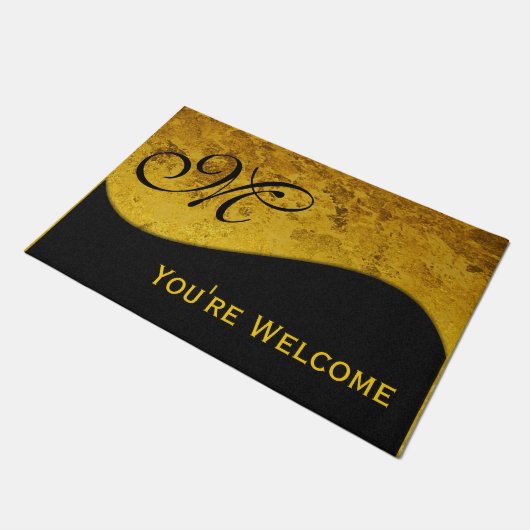 DIY - Voeg uw eigen teken, monogram en tekst toe Deurmat (Schuin)
