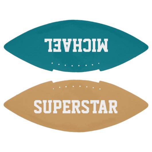 DIY - Voeg uw enige woorden en achtergrondkleuren  American Football (Panelen)