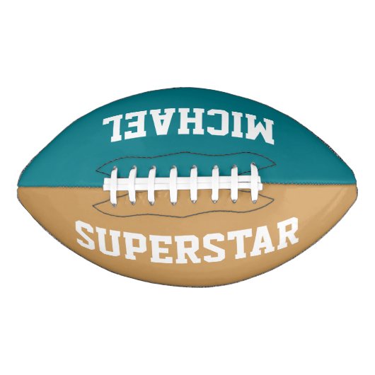 DIY - Voeg uw enige woorden en achtergrondkleuren  American Football (Voorkant)