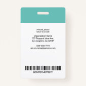 DIY-vrijwilliger, foto-naam Logo en alle info Badge (Achterkant)