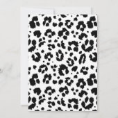 DIY Wild Letter Number Banner/Bunting Invitation Kaart (Achterkant)