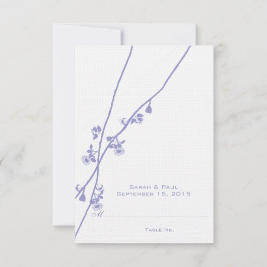 DIY You Score and Fold Tent Wedding Place Cards Kaart (Voorkant)