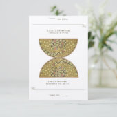 DIY You Score and Fold Tent Wedding Place Cards Kaart (Staand voorkant)