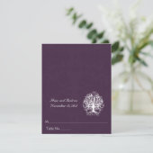 DIY You Score and Fold Tent Wedding Place Cards Kaart (Staand voorkant)