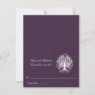 DIY You Score and Fold Tent Wedding Place Cards Kaart