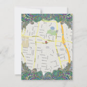 DIY You Score and Fold Tent Wedding Place Cards Kaart (Achterkant)