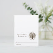 DIY You Score and Fold Tent Wedding Place Cards Kaart (Staand voorkant)