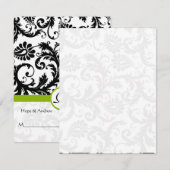 DIY You Score and Fold Tent Wedding Place Cards Kaart (Voorkant / Achterkant)