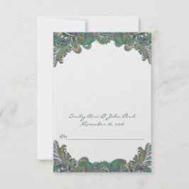 DIY You Score and Fold Tent Wedding Place Cards Kaart
