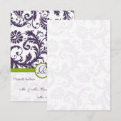 DIY You Score and Fold Tent Wedding Place Cards Kaart (Voorkant / Achterkant)