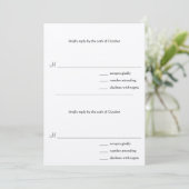 DIY You Score Wedding RSVP Kaarten voor de 4x9 (Staand voorkant)