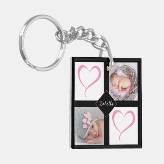 DIY Young Child Love Photos - Girl Sleutelhanger (Voorkant Links)