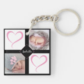 DIY Young Child Love Photos - Girl Sleutelhanger (Achterkant)