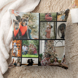 DIY YOUR | FAMILY Two Sided Family 10 Pictures Kussen