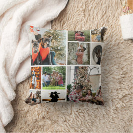 DIY YOUR | FAMILY Two Sided Family 10 Pictures Kussen