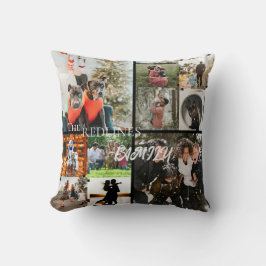 DIY YOUR | FAMILY Two Sided Family 10 Pictures Thr Kussen