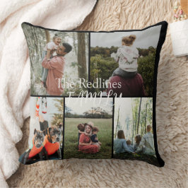 DIY YOUR | FAMILY Two Sided Family 5 Pictures  Kussen