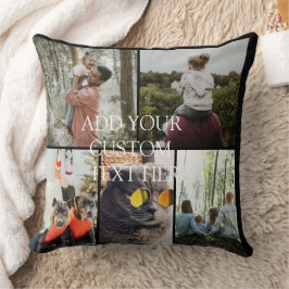 DIY YOUR | FAMILY Two Sided Family 5 Pictures  Kussen