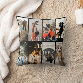 DIY YOUR | FAMILY Two Sided Family 8 Pictures Thr Kussen