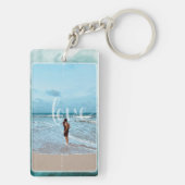 DIY Your Love Story: gepersonaliseerde acrylmuziek Sleutelhanger (achterkant)