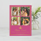 Diya Diwali-Wenskaart - Aangepaste kleur Kaart (Staand voorkant)