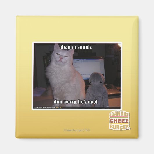 Diz Mai Squidz Magneet (Voorkant)