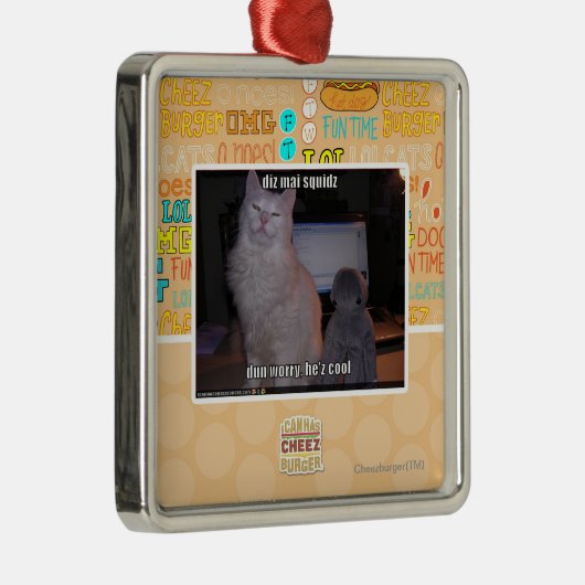 diz mai squidz metalen ornament (Rechts)