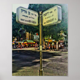 Dizengoff - Poster van Ben Gurion