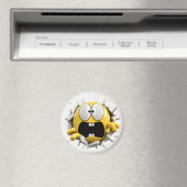 Dizzy 3D Emoji Round Magnet (Insitu (Vaatwasser))