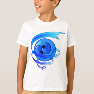 Dizzy Air Wind Cartoon Face T-shirt